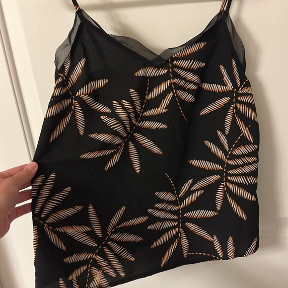 Black and orange patterned tank 🎃size XS - Picture 2 of 6